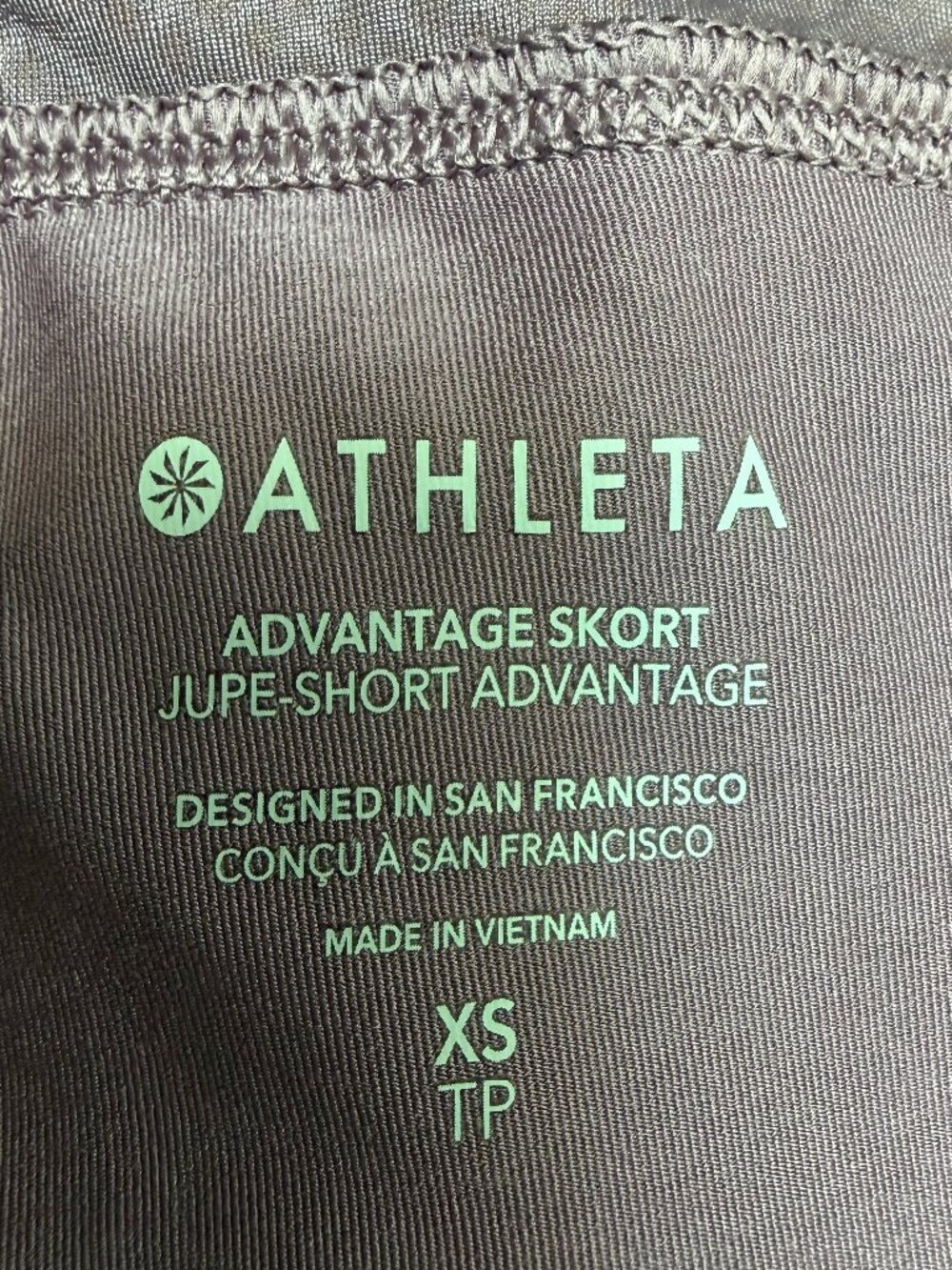 Athleta "Advantage" Pleated Tennis/Golf Skort in Damask Mauve - Size XS - Picture 5 of 6